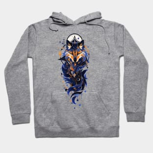 A wolf spirit watercolor Hoodie